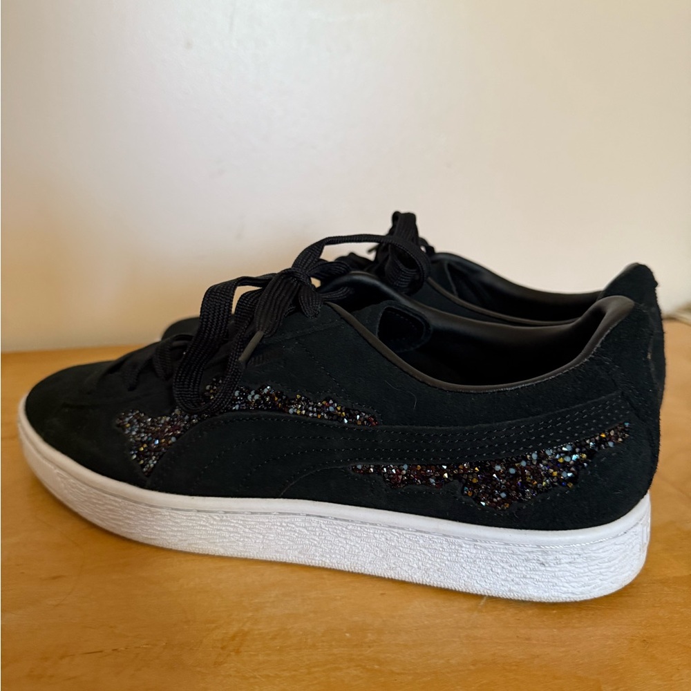 Puma x Swarovski Black Sneakers size 10